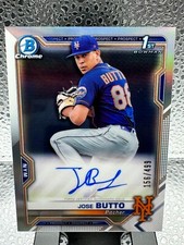 2021 Bowman Chrome Jose Butto 1st Bowman Auto Refractor /499