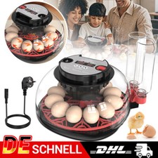 Inkubator Brutkasten Brutmaschine Vollautomatisch Brutapparat Brutautomat 12Eier