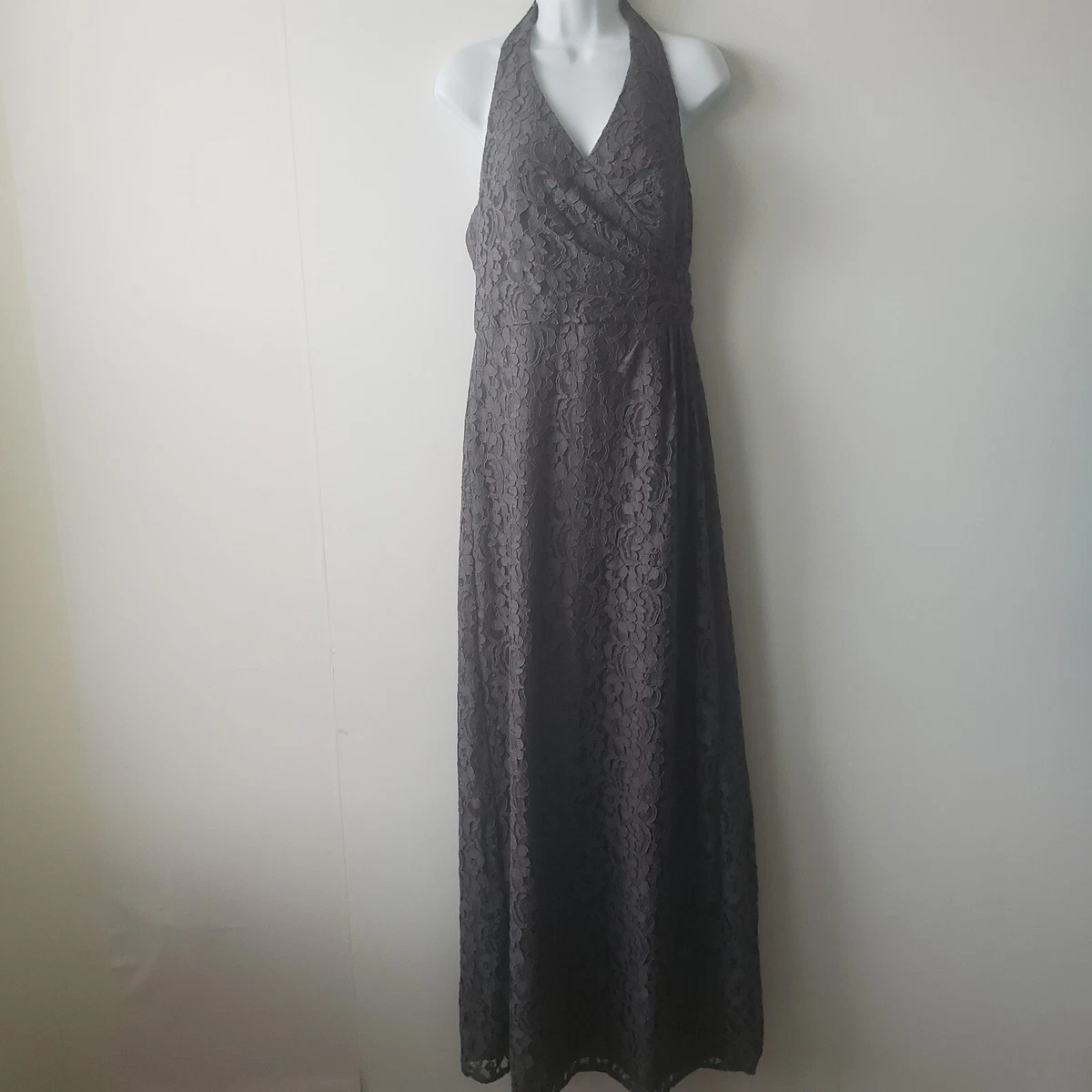 David's bridal hotsell pewter dress