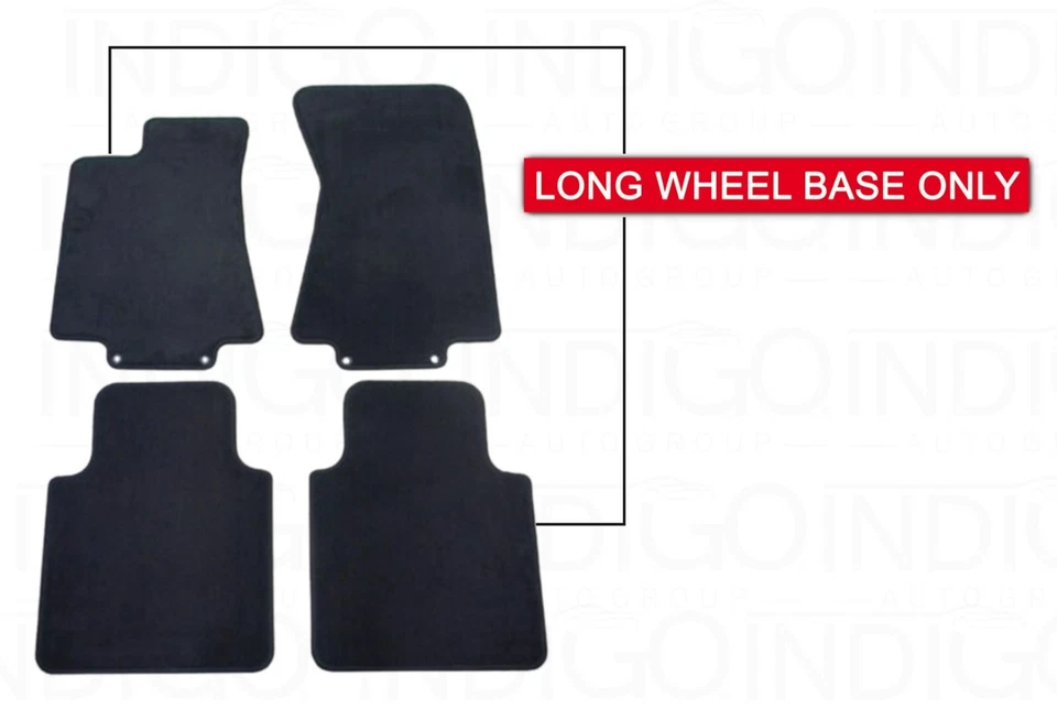 JAGUAR OEM VDP XJ8L 04-09 LWB КРЕМНЕВЫЙ ЧЕРНЫЙ КОВЕР НАПОЛЬНЫЙ КОВРИК КОМПЛЕКТ ИЗ 4 C2C30023LFN - Изображение 2 из 2