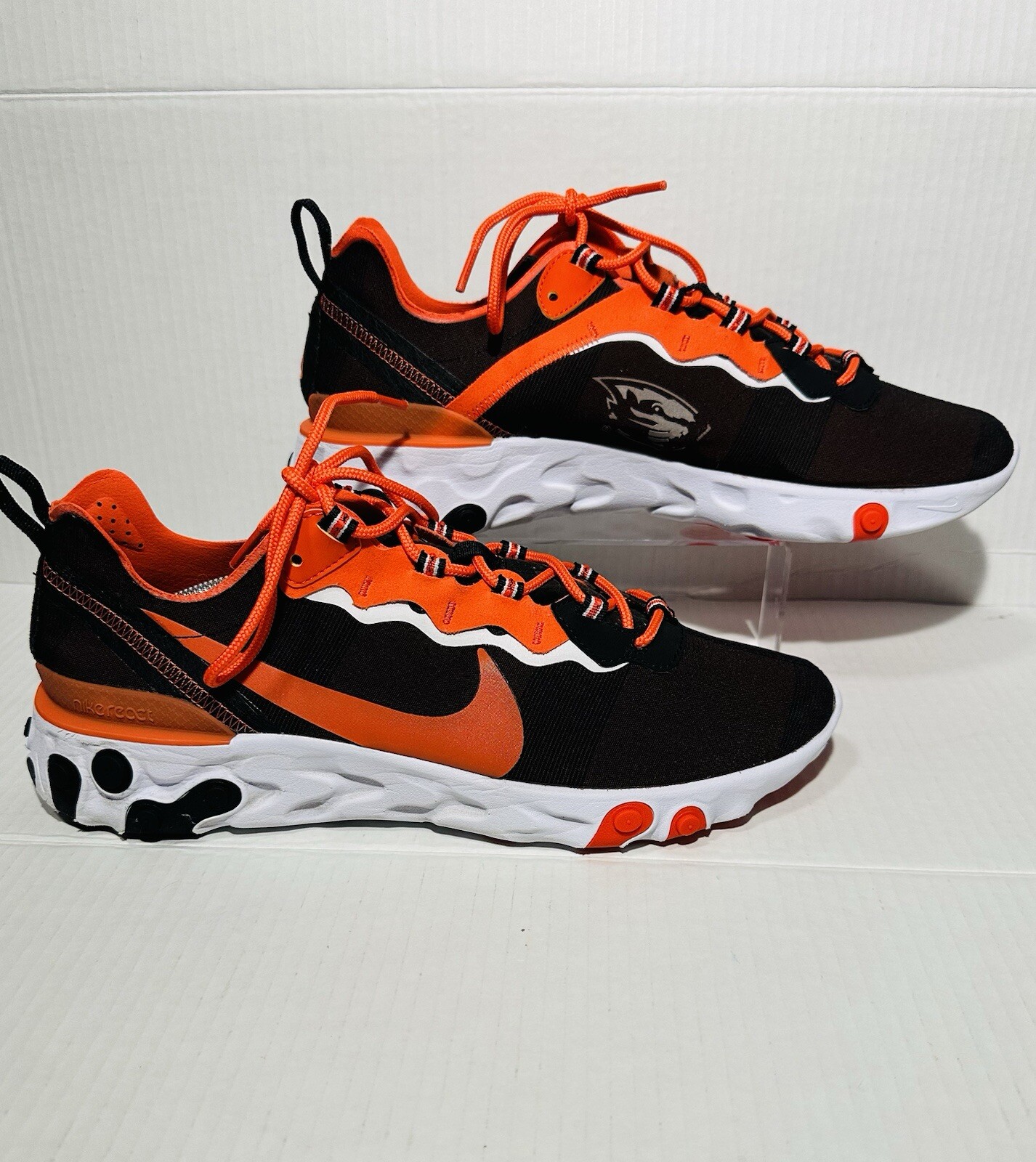 Nike React Element 55 Oregon State Beaver Black O… - image 18