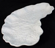 Spode SAVOY WHITE Crescent Salad Plate Bone China GREAT CONDITION