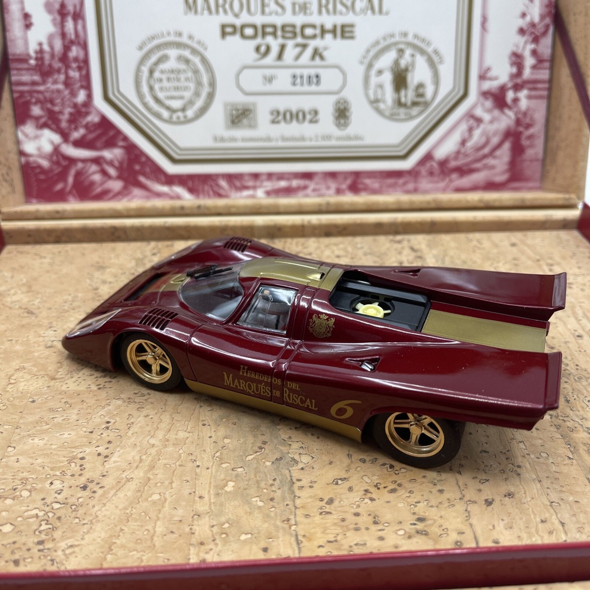 Porsche 917K FLY – Herederos Du Marquis De Riscal – Miniature Neuve