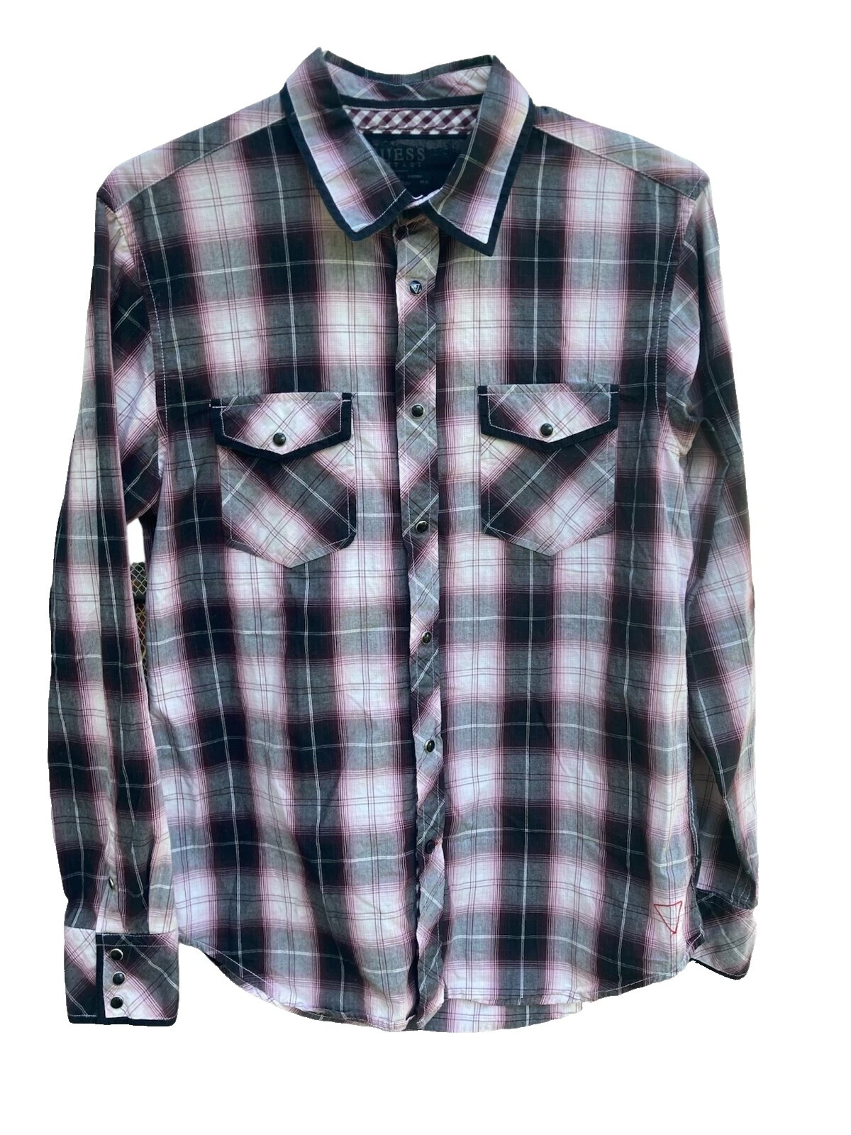 GUESS Cotton Classic Casual Button-Down Shirts for Men