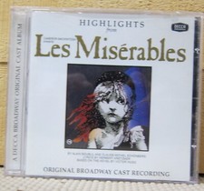 Les Miserables - Highlights - Original Broadway Cast - Decca CD 2003