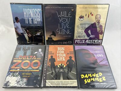 Lot 6 IndiePix Films DOCUMENTARIES DVDs - Indie Independent Docs NIB NEW SEALED