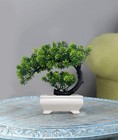Artificial Bonsai Plant Tree with Pot-10 cm x 19 cm x 6 cm