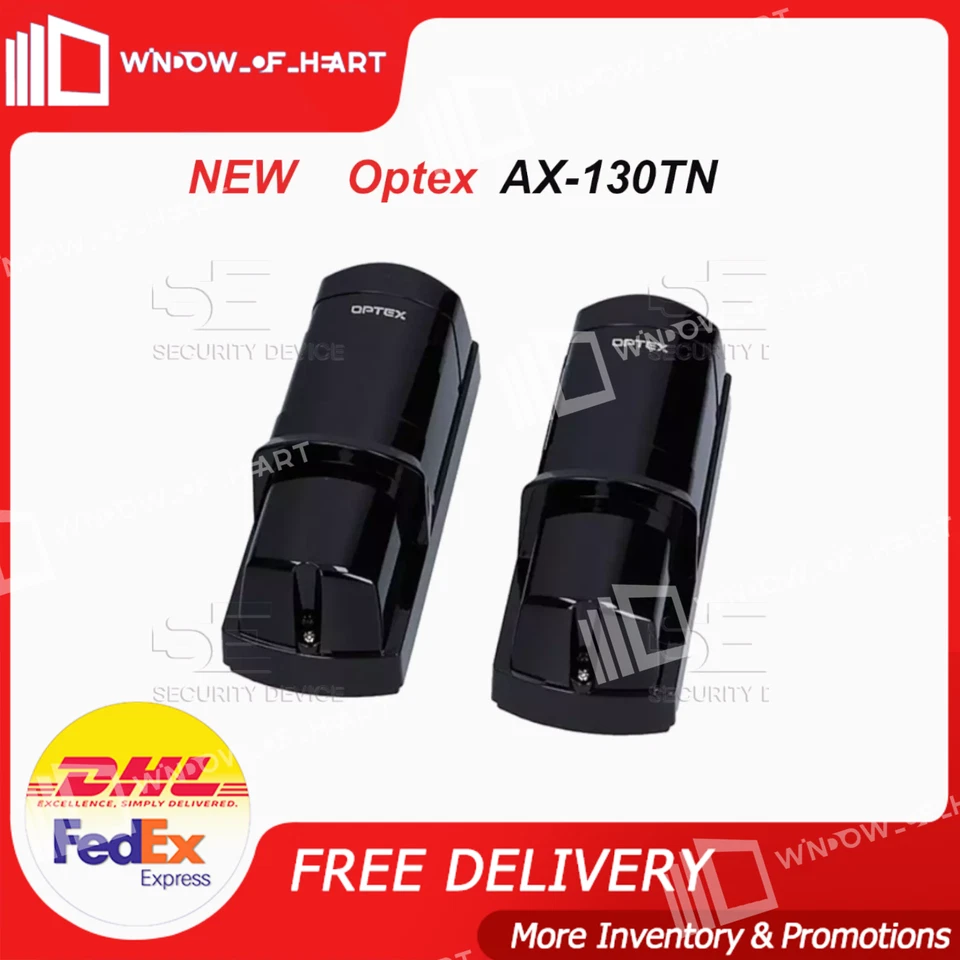 2PCS Optex AX-130TN Active IR barrier double beam for INDOOR - Image 2 of 4