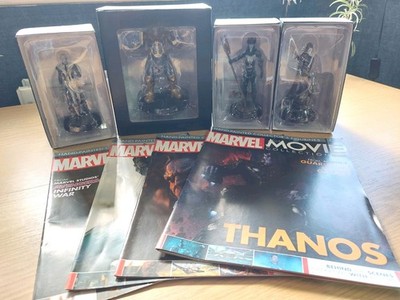 Eaglemoss Marvel Movie Collection 4 Figurines - Thanos, corvus, proxima, maw