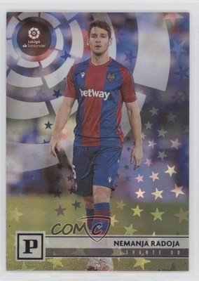 2020-21 Panini Chronicles Panini La Liga Purple Astro Nemanja Radoja #12 03gt