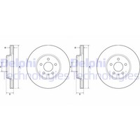 2X Delphi Bremsscheiben 314Mm BelÜFtet Vorne Passend FÜR Audi A4 A5 | BG4799C