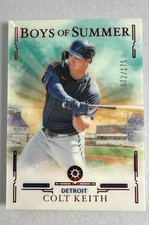 2025 Panini Boys of Summer - Colt Keith, Colt Keith #46 Red /175
