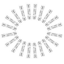 Ceramic Cartridge Fuses 1A 500V 6x30mm Fast Blow for Energy Saving Lamp 20pcs