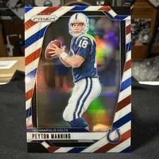 2024 Panini Prizm - Red White & Blue Prizm #126 Peyton Manning COLTS BRONCOS HOF