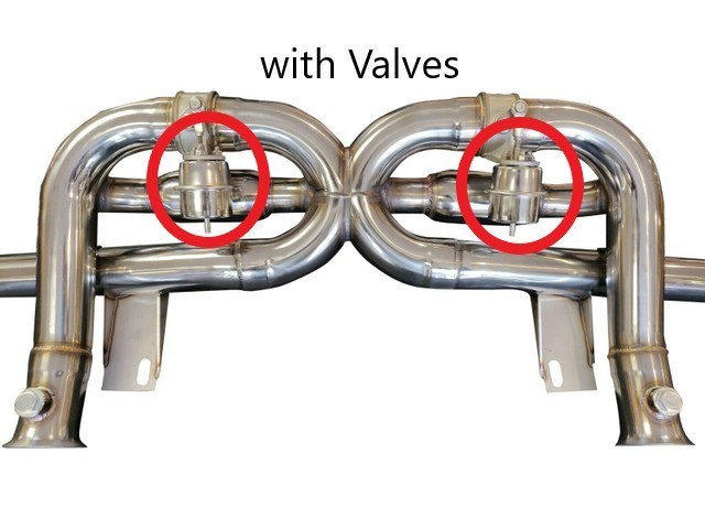 Lamborghini Gallardo 04–08 Stainless Steel F1-Style Rear Exhaust w/ & w/o Valves