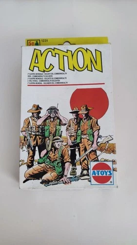 Soldatini A-Toys Action WWll Commonwealth soldiers No. 1231 on Sprue
