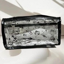 Kreskówkowy półprzezroczysty piórnik wielowarstwowy pionowy torba do przechowywania o dużej pojemności