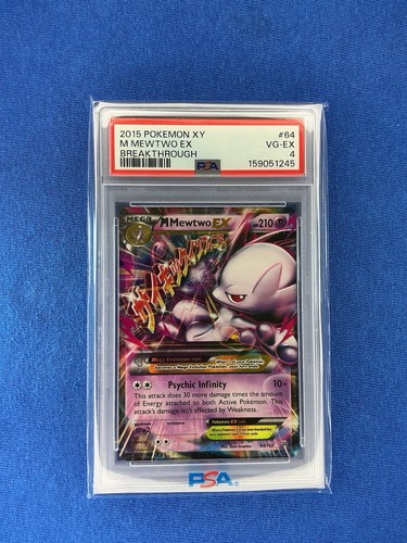 M Mewtwo-EX graded PSA 4 for sale on eBay