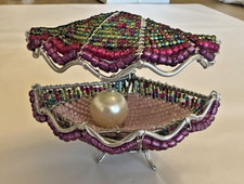 Beaded Oyster And Pearl Art Sculpture Beadworx Haitii