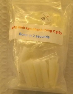 New Mong Ding Keo Nhanh Trong 2 giay Arcrylic Nails  Square #6 Lot Of 10