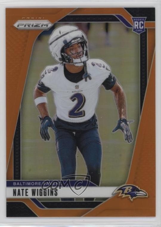 2024 Panini Prizm Rookies Orange Prizm 223/249 Nate Wiggins #380 16wc