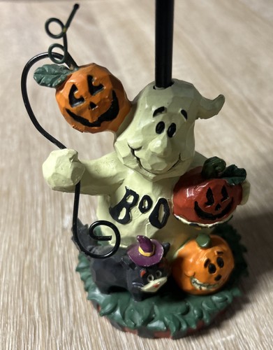 Halloween Kerze Teelicht Votivlampe mit Schirm Geist Kürbisse Jack-O-Laternen - Bild 2 von 4