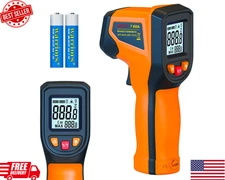 Upgraded Digital Infrared Thermometer Gun -58°F~1112°F, Handheld Non Contact