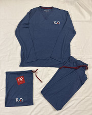 American Airlines 100 Year Anniversary Unisex Recliner Pajama Set Blue S/M