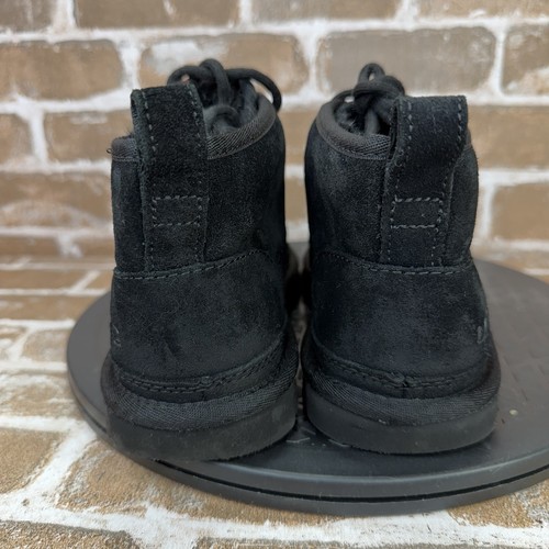 UGG Neumel Chukka Boots Black Suede Shoes 1094269 Women’s US Size 5 - Picture 3 of 10