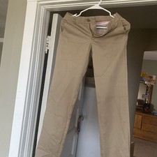 Lands End Girls Khaki Pants Size 12 Pre Owned