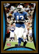 2008 Bowman Gold Steve Johnson Buffalo Bills #158