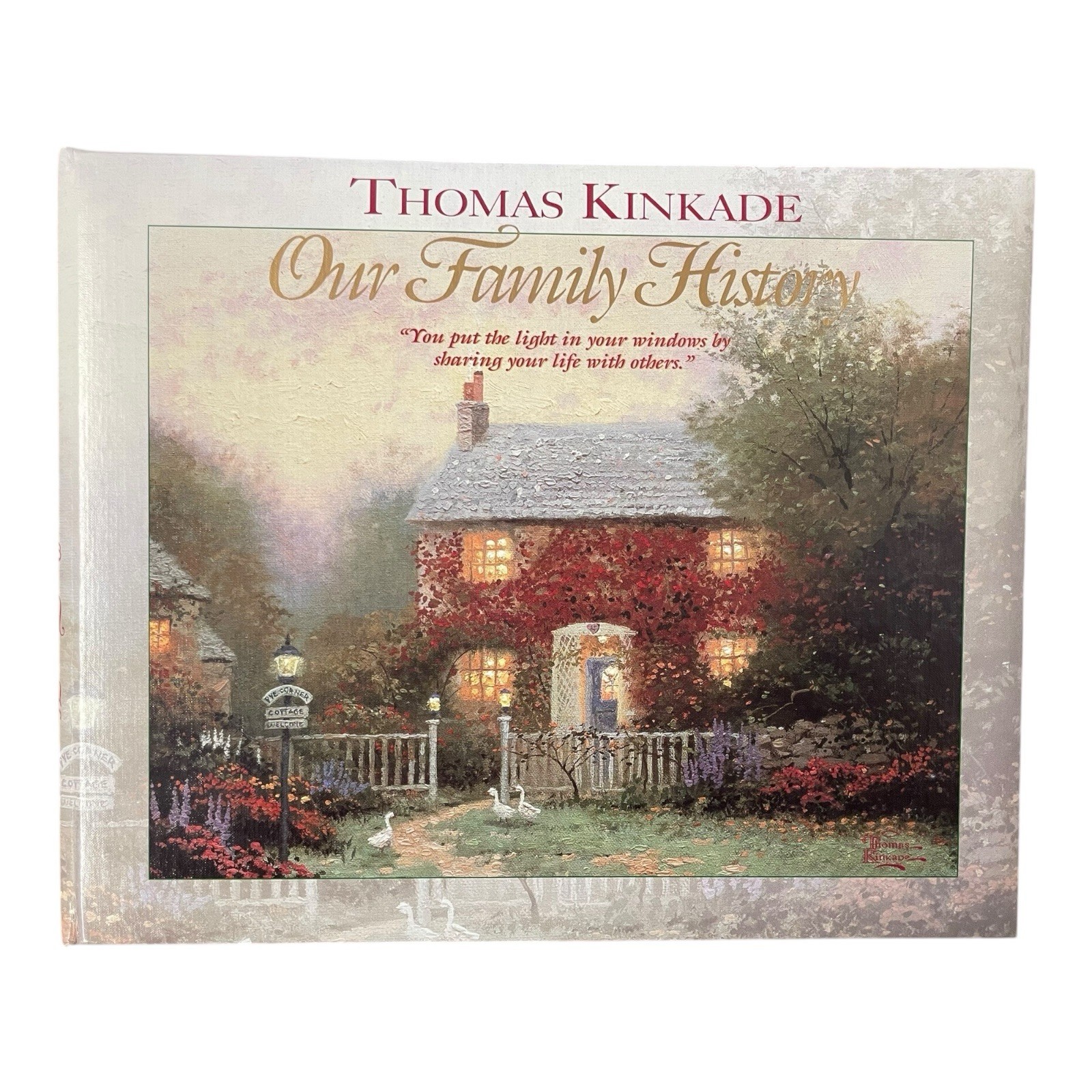 Thomas Kinkade Our Family History Through The Generations Book