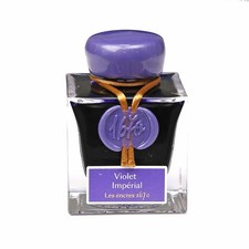 Gold Glitter Ink - 50ml Imperial Violet for Fountain Pens