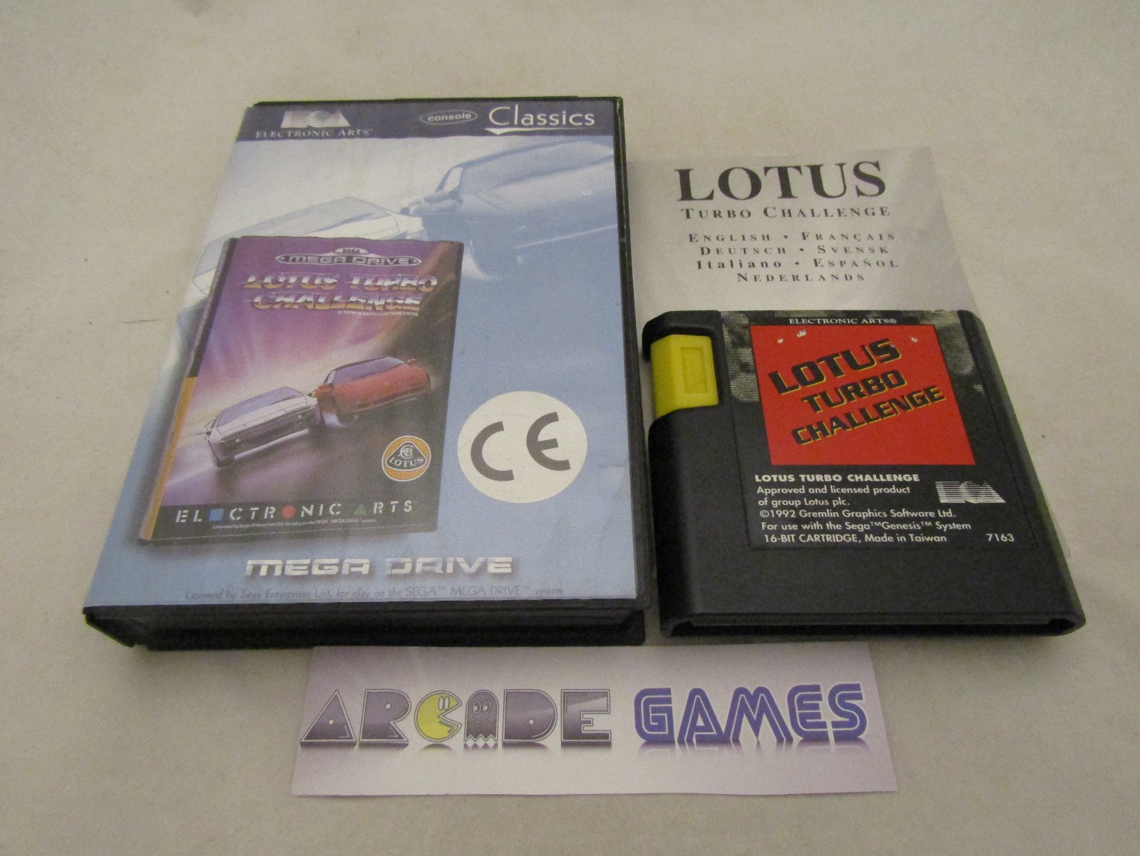 LOTUS TURBO CHALLENGE SEGA MEGADRIVE (vendeur pro)