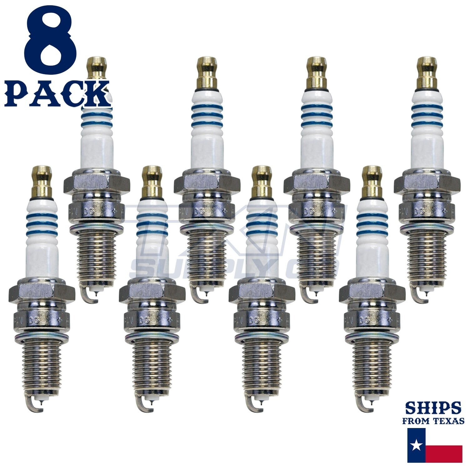 8 Pack Denso 5375 Iridium Power Spark Plugs IX22B