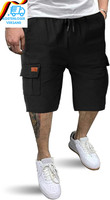 Hmiya Kurze Hosen Herren Cargo Shorts Baumwolle Bermuda Shorts Sommer Cargohose