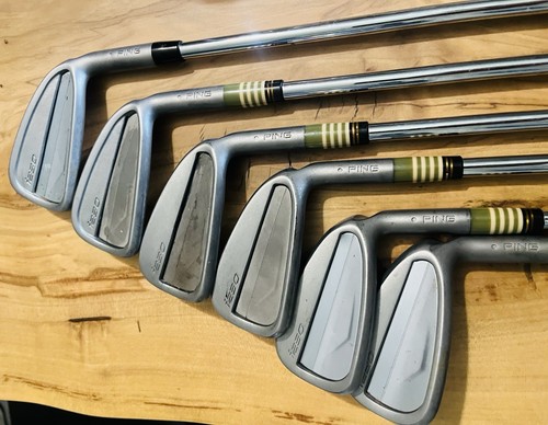Ping i230 Raw Black Dot 4-9 Iron Set Oban CT125 Shafts BB&F Ferrules