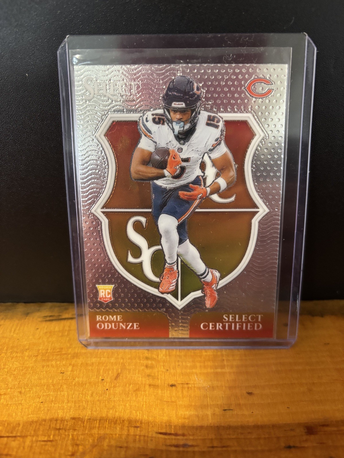 Rome Odunze #10 - 2024 Panini Select - Select Certified Rookies (RC)