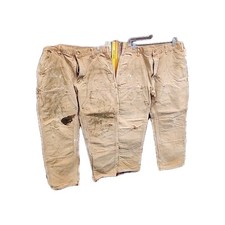 VINTAGE CARHARTT DBL KNEE 36x30 TAN THRASHED DISTRESSED FADED 2PAIR MEXICO