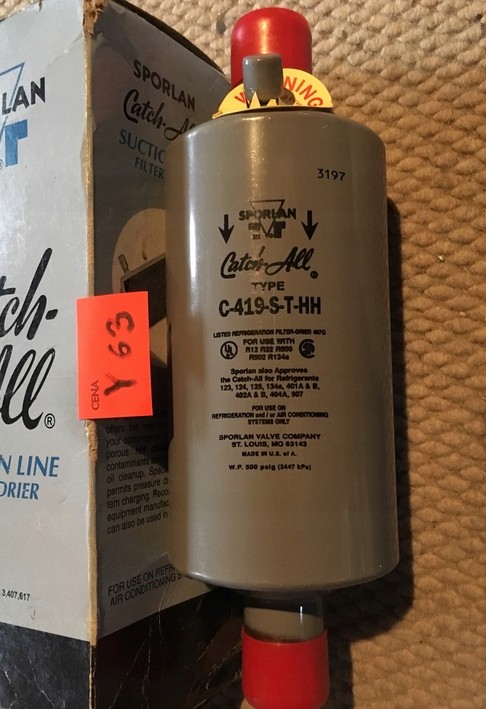 Sporlan Filter C-419-S-T-HH 1-1/8 ODF
