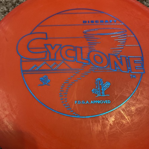 Discraft Disc Golf Pro D Cyclone Fairway Driver Disc Patent #'s Vintage Rare RED - Picture 2 of 7