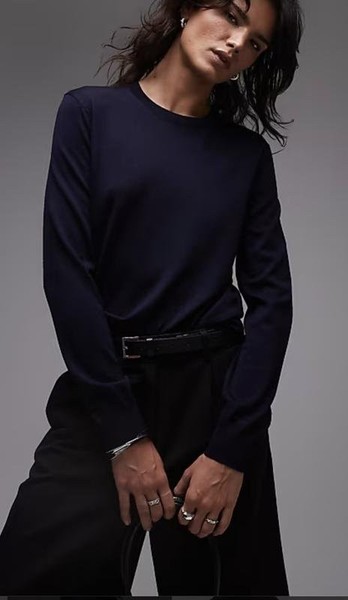 Women ARKET Sweater Navy Wool 38 / M / 46