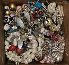 Costume Jewelry Lot ALL WEARABLE 4+lbs. Vintage-Mod Treasure Hunt #170