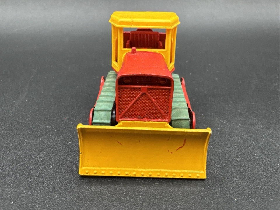 Vintage Lesney Matchbox #16 CASE TRACTOR red yellow Original Box COMPLETE - Image 3 of 4