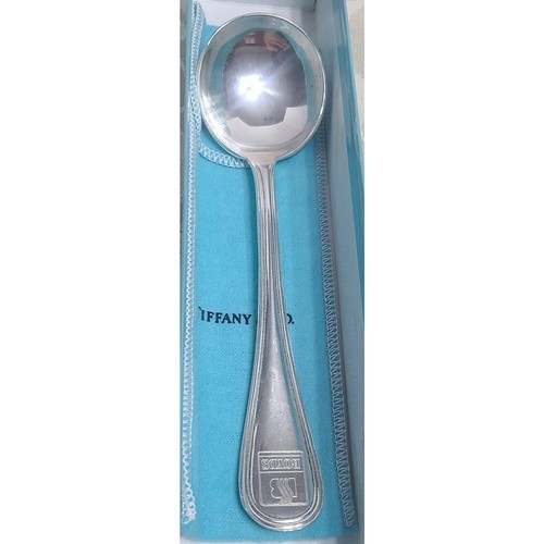 Tiffany & Co Sterlingsilber plattiert Vintage runder Sahne Suppenlöffel kostenloser Versand - Bild 4 von 12