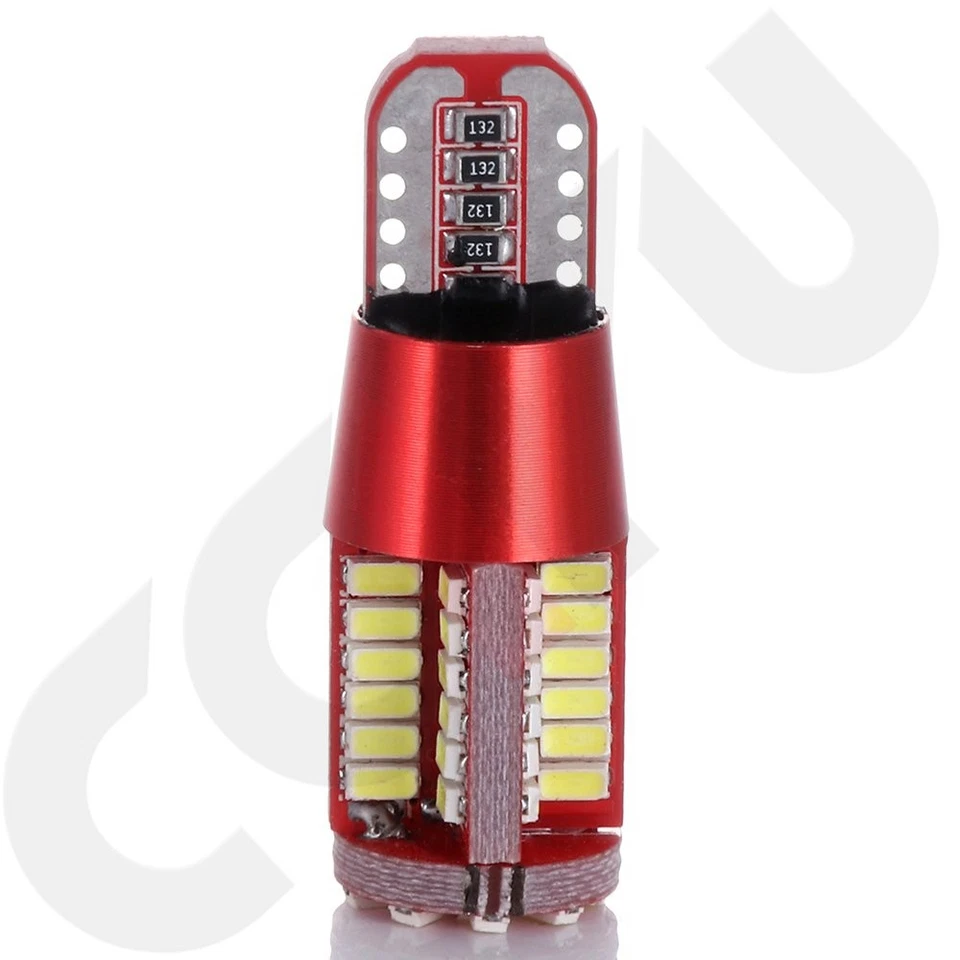Luz de matrícula LED 20 PIEZAS blanca súper brillante T10 57SMD 3014 para Dodge GMC Foto 4 de 4