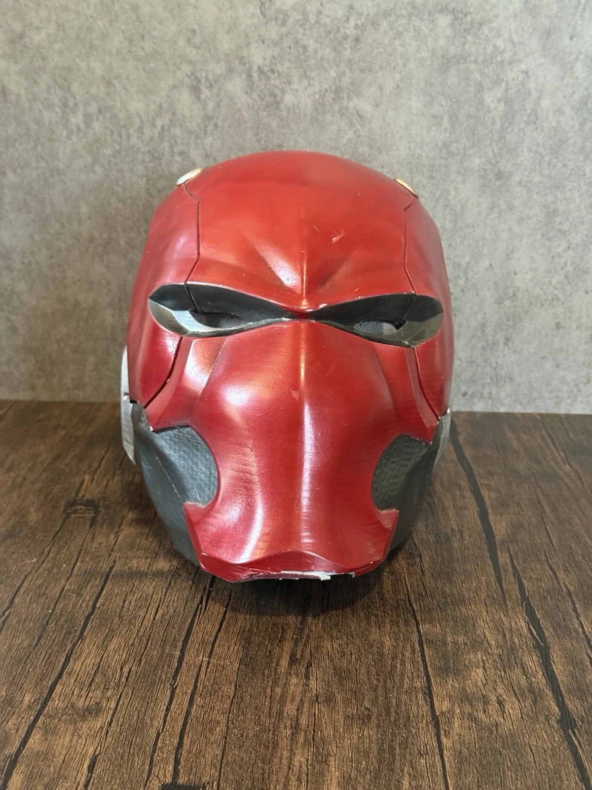3D Printed Red Hood Helmet Cosplay Mask DC Comics Jason Todd LED Prop