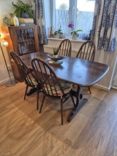Ercol Table and 4 Chairs Set