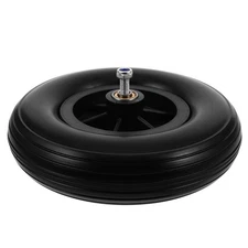 Replacement Solid Pu Front Wheels For Wheelchair 8 Inch Anti Slip Tires