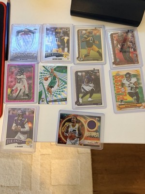 Topps NFL 9-Card Lot 2024 Topps Chrome/Legends Rookie Montana Evans